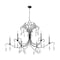 Z-Lite Amara Chandelier, 6-Light, 58.75 In.W x 34 In.H, Matte Black/ 3039-59MB - alternate 6